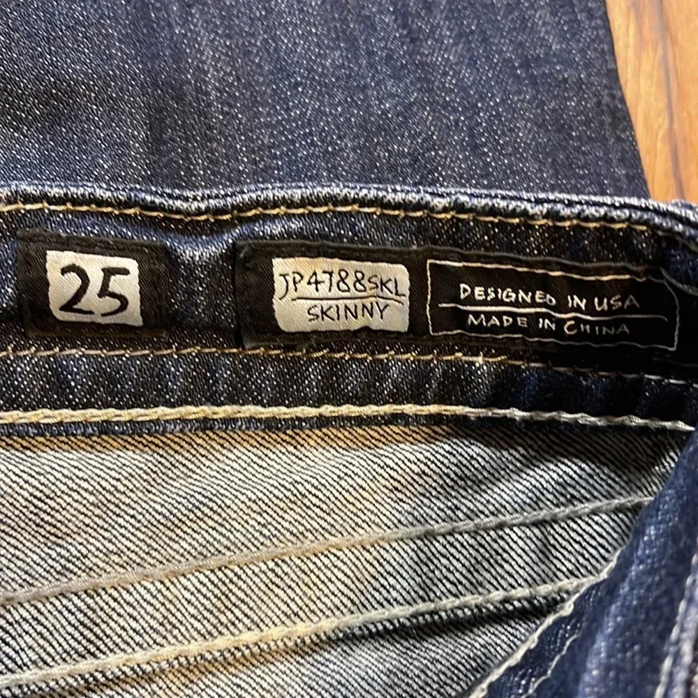 Miss Me Cross Embellished Pockets Skinny Jeans Women’s Size 25 - Picture 10 of 11